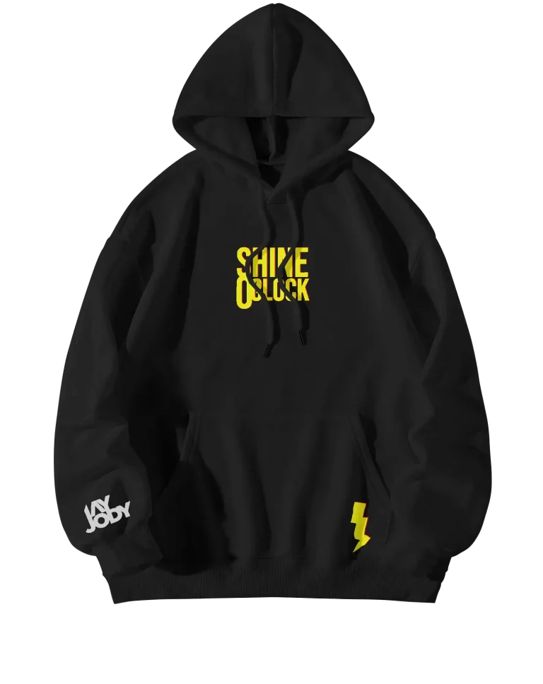 Shine Black Hoodie_front_1721644978
